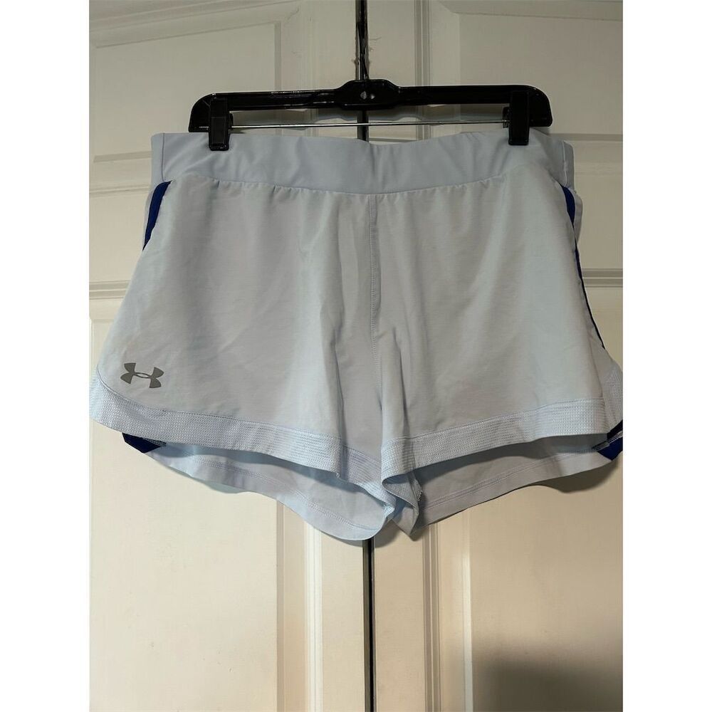 Under Armour Women's 2-in-1 Shorts baby blue XL